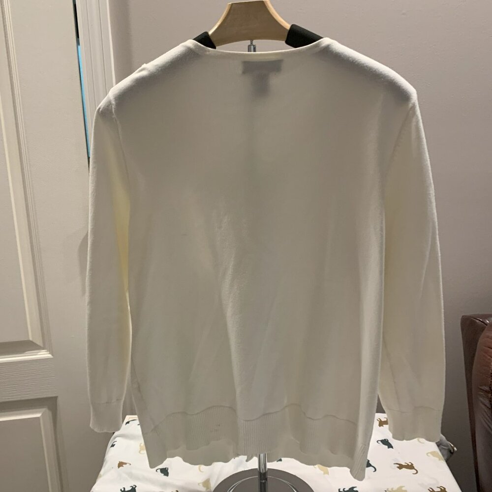Spense Cream Ruffled Cardigan - Picture 3 of 5